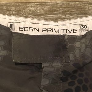 Born Primitive Defender Shorts 2.0 Green Pattern